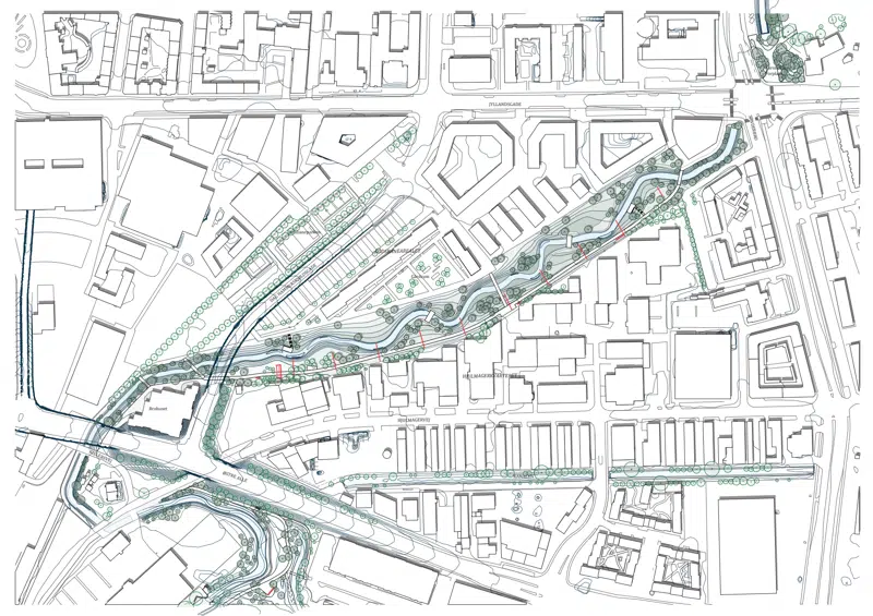 Visualisering af åens forløb
