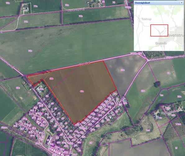 Oversigtskort over området