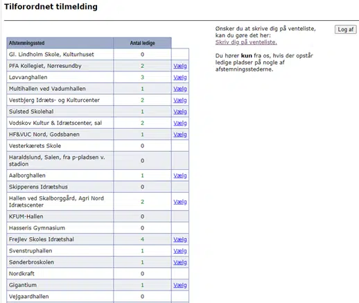 Vælg afstemningssted