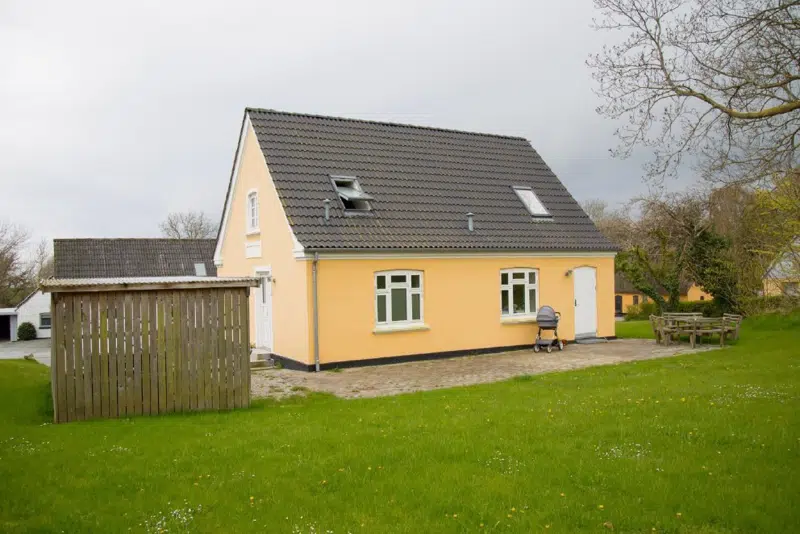 Bagsiden af bosætningshuset