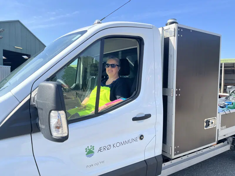 Sine i Park og Vejs nye elbil