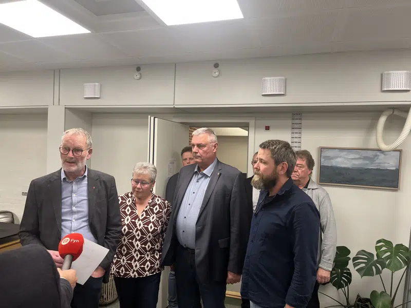 Konstitueringsgruppen med Peter Hansted i spidsen