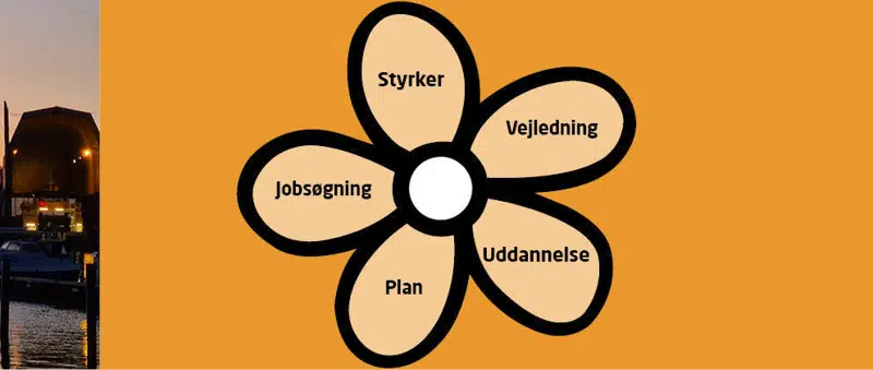 Styrker, vejledning, uddannelse, plan, jobsøgning