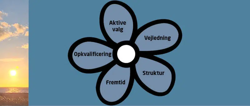 Aktive valg, vejledning, struktur, fremtid, opkvalificering
