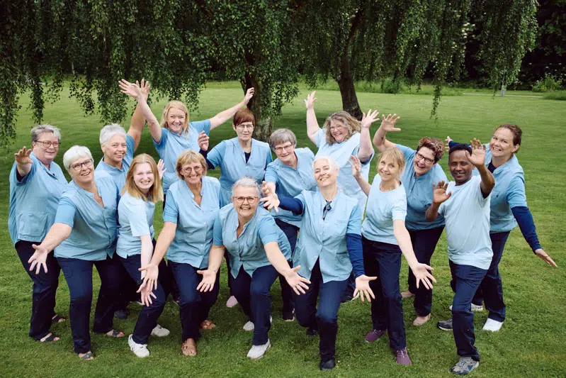 Fællesbillede af Assens Madservice sommer 2024