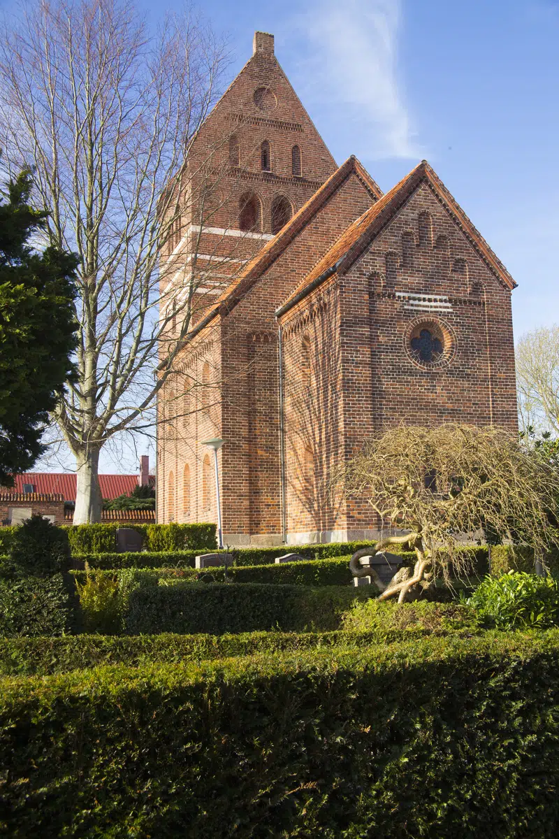 Ledøje dobbelkirke. Fotograf Finn Jørgensen, Egedal Kommune