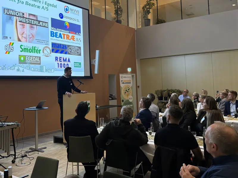 August Frøde fra Beatræ A/S fortæller om deres oplevelser med juniormesterlære.