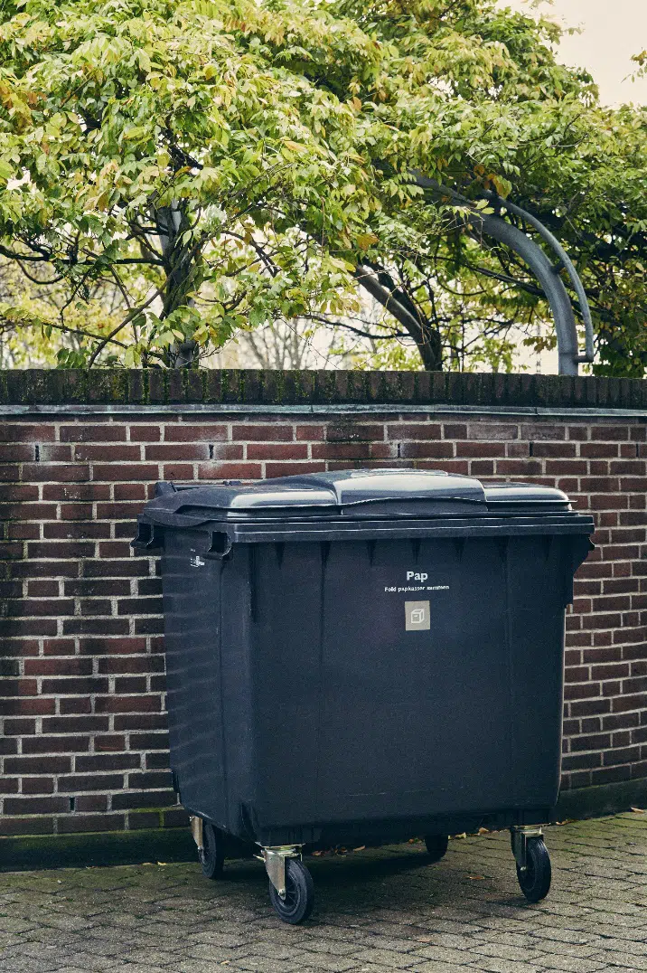 Minicontainere til fælles sortering