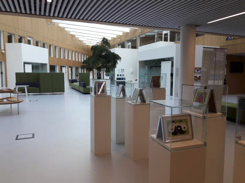 Atriet på Furesø Rådhus