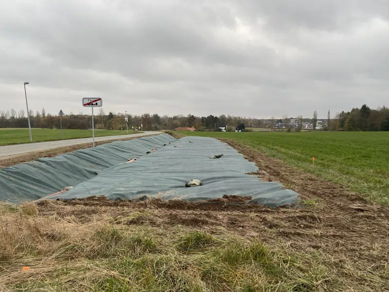 Trevangsvej efter rydning