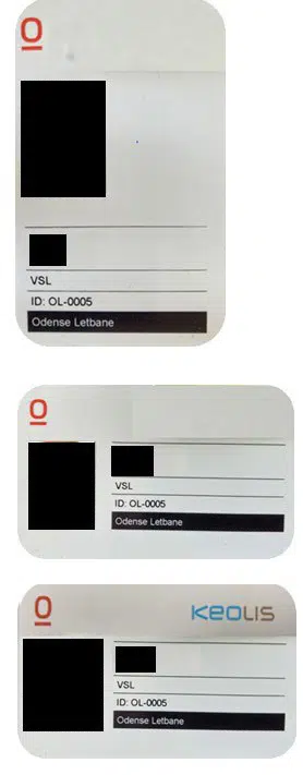 medarbejder ID fra Odense Letbane