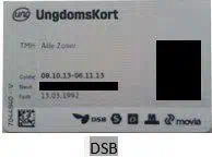 U-kort DSB
