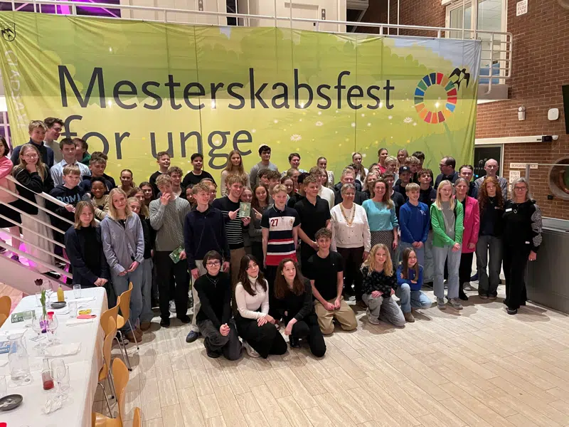 Deltagere til Mesterskabsfest for unge