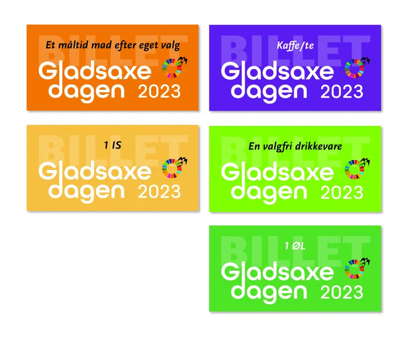 Oversigt over spise- og drikkebilletter fra Gladsaxedagen 2023