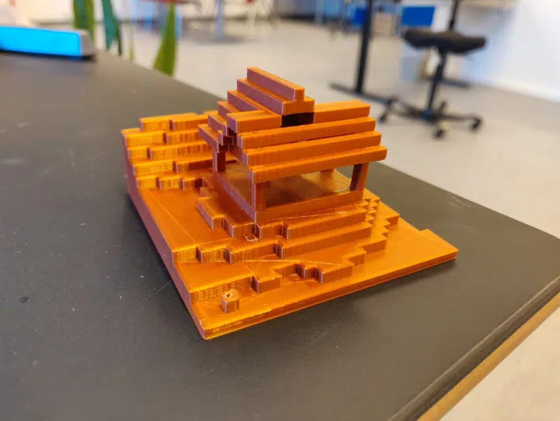 3D printet Minecraft Verden