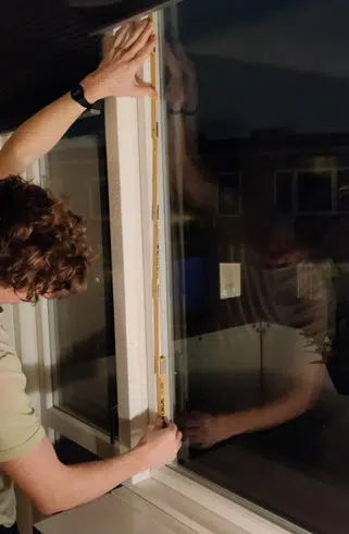 Sådan måler du vinduets højde