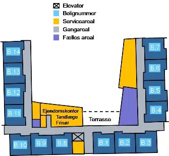 Billede af Unikahuset 1. sal B