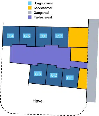 Plantegning af Hus C