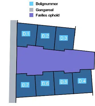 Plantegning af Hus D 