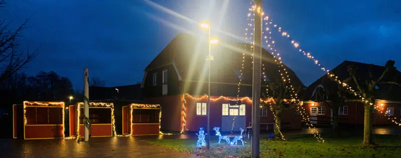 Billede af julelys på Kellersvej