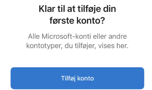 Billede af Authenticator opsætning