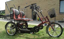 en side-by-side-cykel