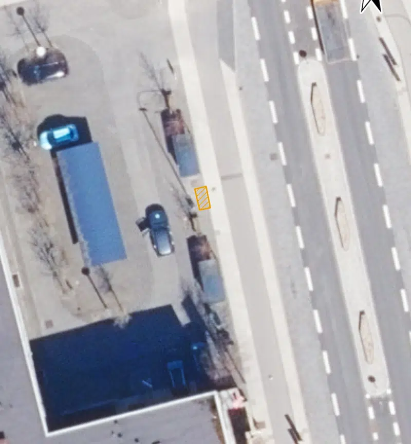 Placering af Stadeplads 4.1 – ved Busholdepladsen