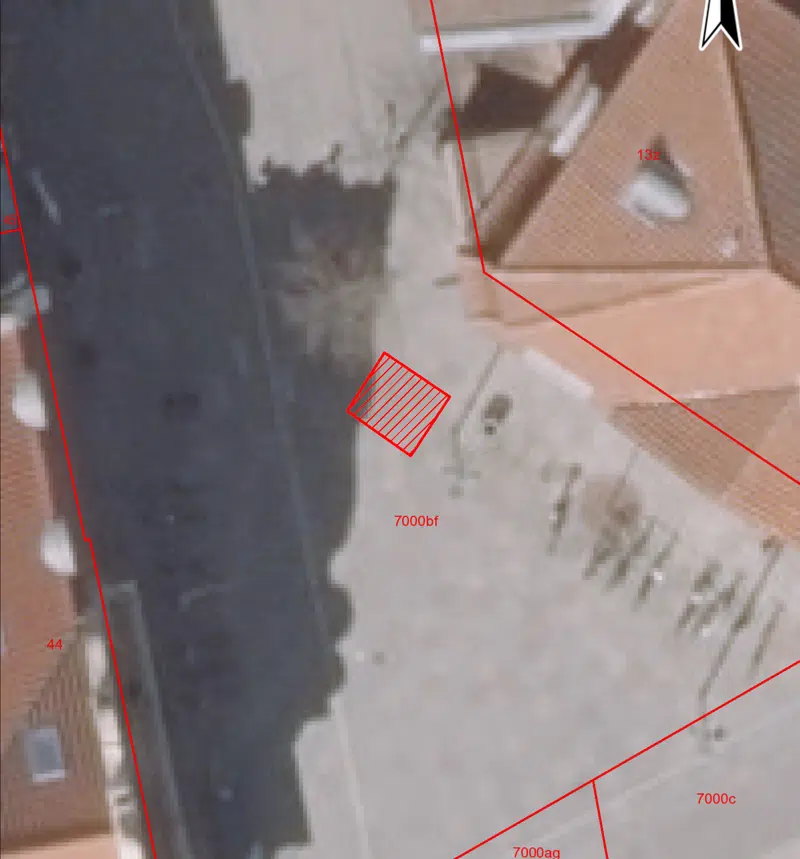 Placering af Stadeplads 4.2 – ved sydenden af gågaden