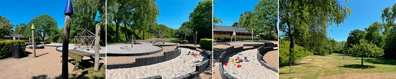 Billeder fra legepladsen maj/juni 2025