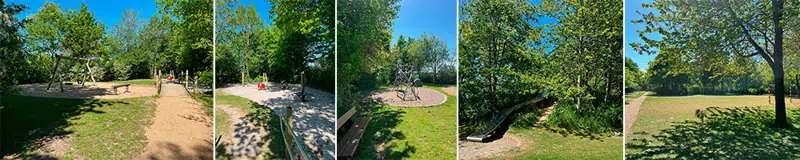 Billeder fra legepladsen maj/juni 2025