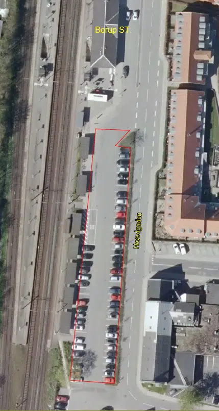 Snerydning Borup Station