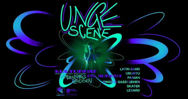 Plakat for programmet på ungescenen