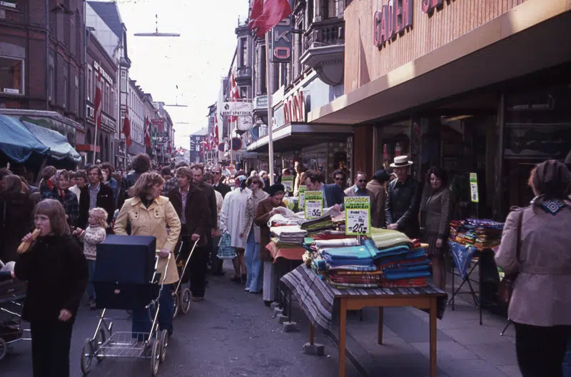 Historisk billede af Jernbanegade