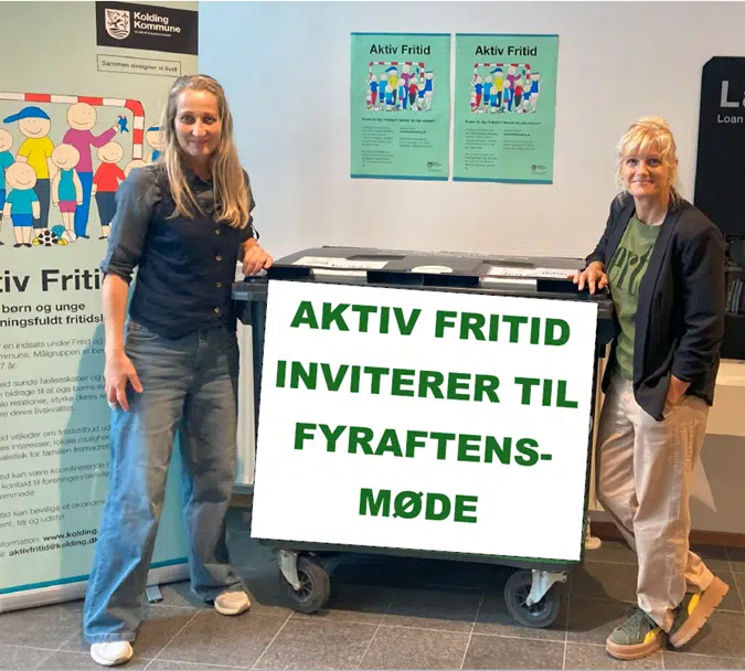 Aktiv Fritid inviterer til fyraftensmøde