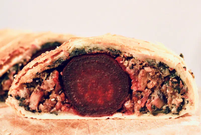 Beet Wellington (indbagt rødbede)