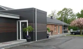 Indgangspartiet ved Brunebjerg