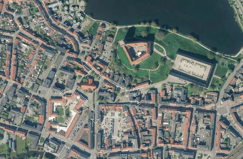 Luftfoto Kolding bymidte