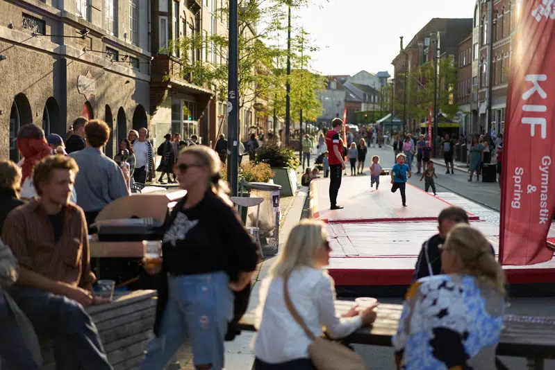 billede af den store air track bane på sportssquare