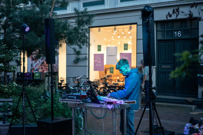 Elektronisk Lounge på Knudepunktet på kulturnatten 2024