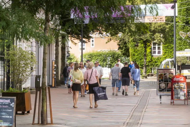 Jernbanegade i Kolding Midtby