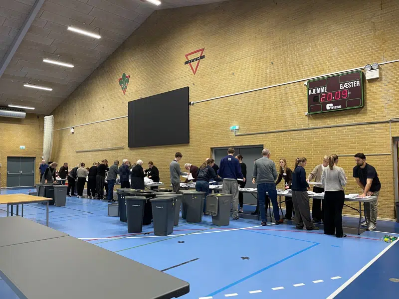 Stemmerne til Kommunalvalg og Regionsvalg bliver talt op