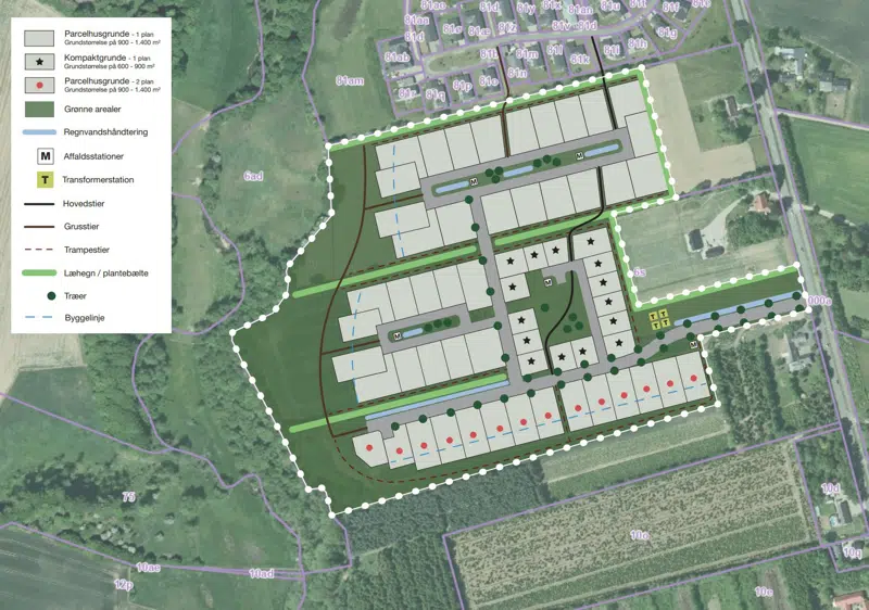 Ny udstykning i Vester Nebel