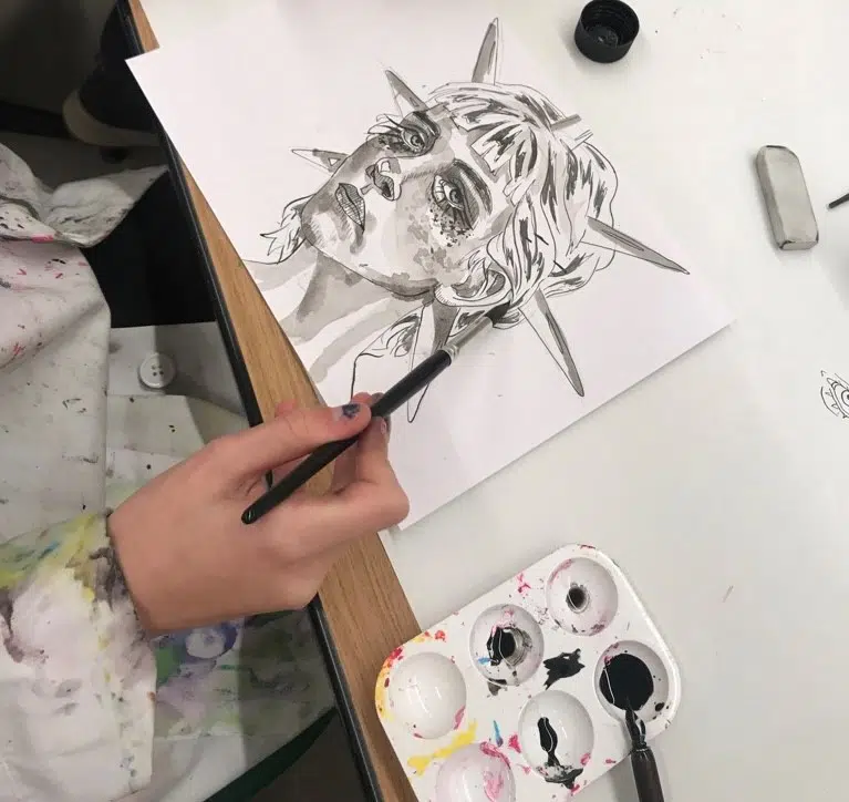 kunstner tegner/ maler