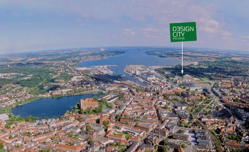 Luftfoto af Design City