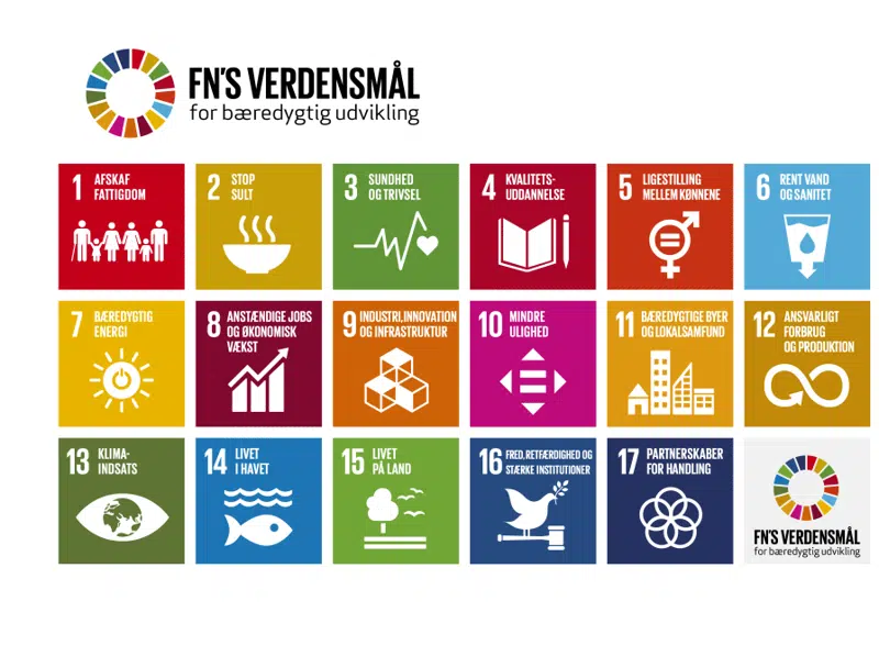 de 17 Verdensmål fra FN