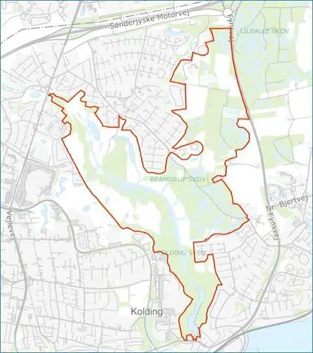 kort over marielundfredningen