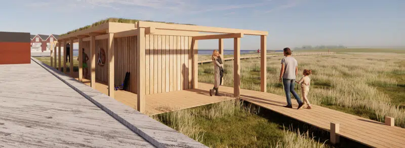 Visualisering af Boardwalk i Bagenkop