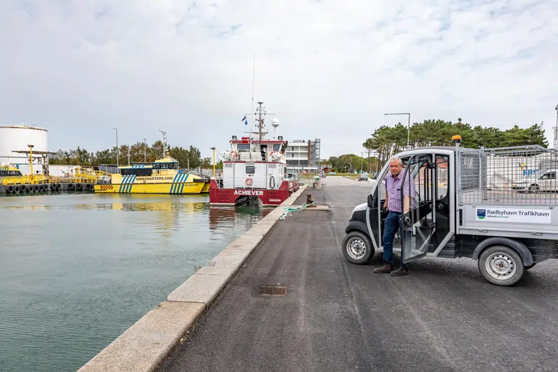 Henrik vores nye mand i Rødbyhavn Trafikhavn 