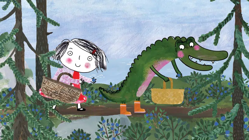 Børnebiffen - Rita og Krokodille - Blåbær