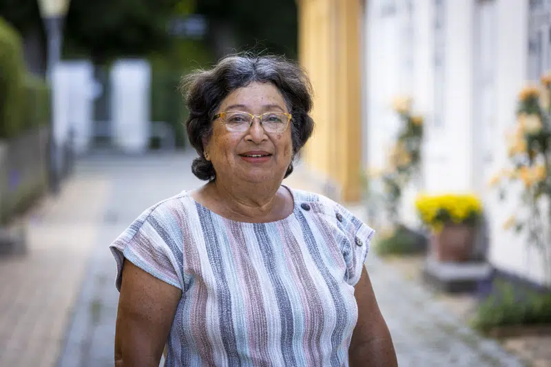 Portrait of Graciela in Maribo citycenter